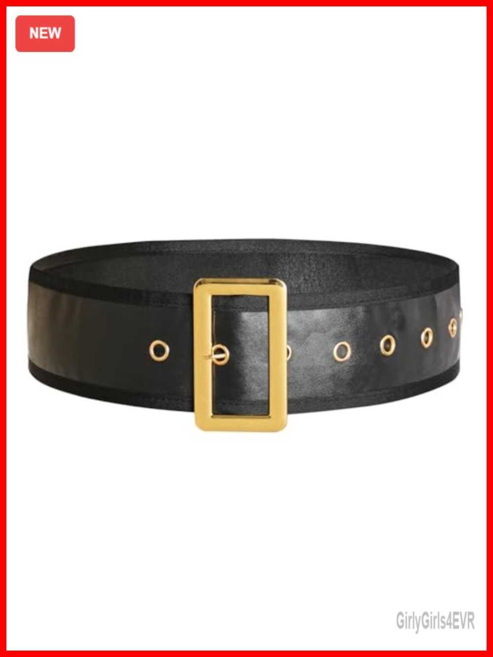 PU Leather Santa Claus Belt Cosplay Party Christmas Costume Accessory